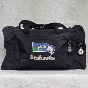 Seattle Seahawks NFL Miller Lite Beer Duffle Bag Vintage Football Sports Travel
